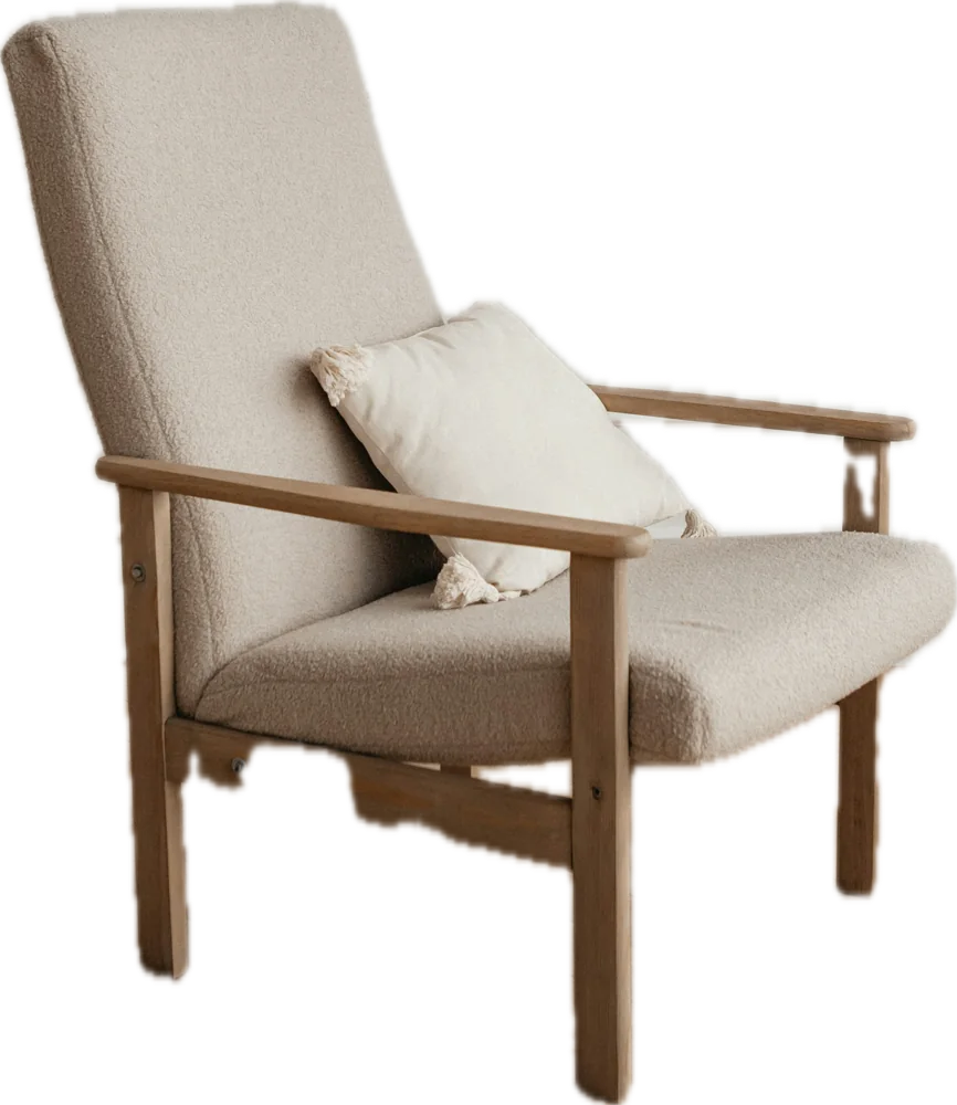 Ash lounge chair