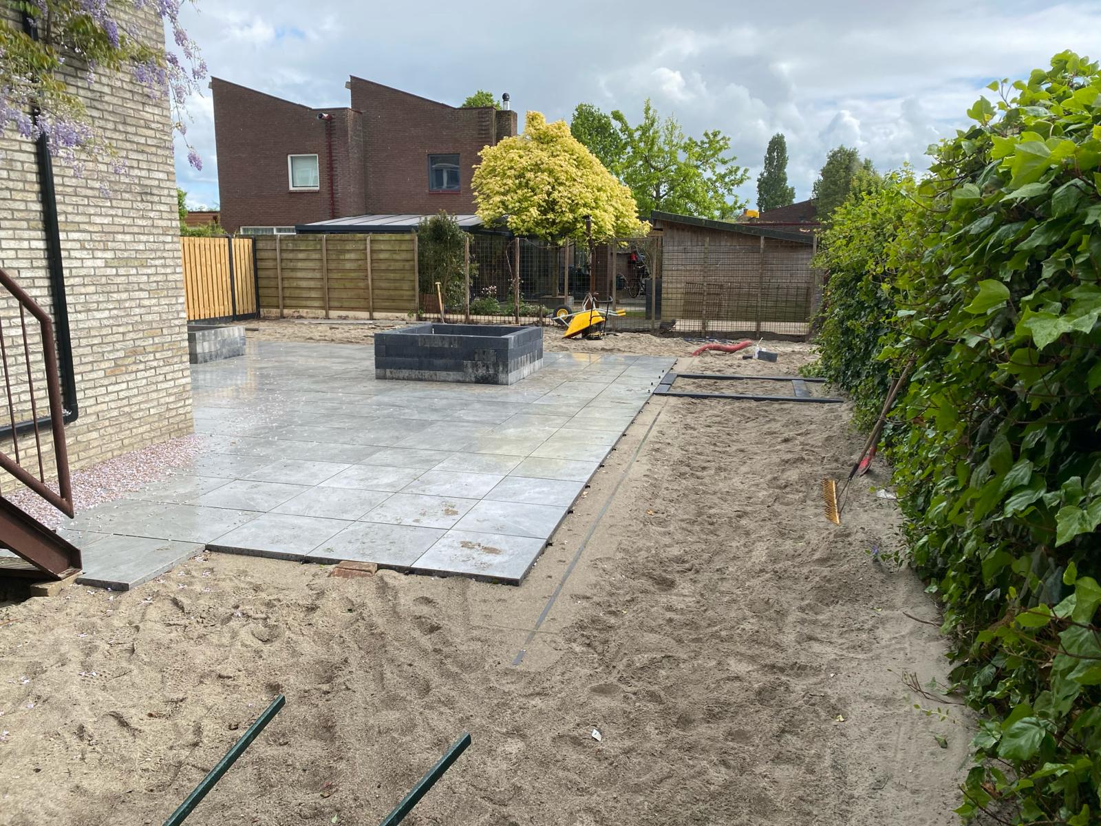 complete tuin renovatie before