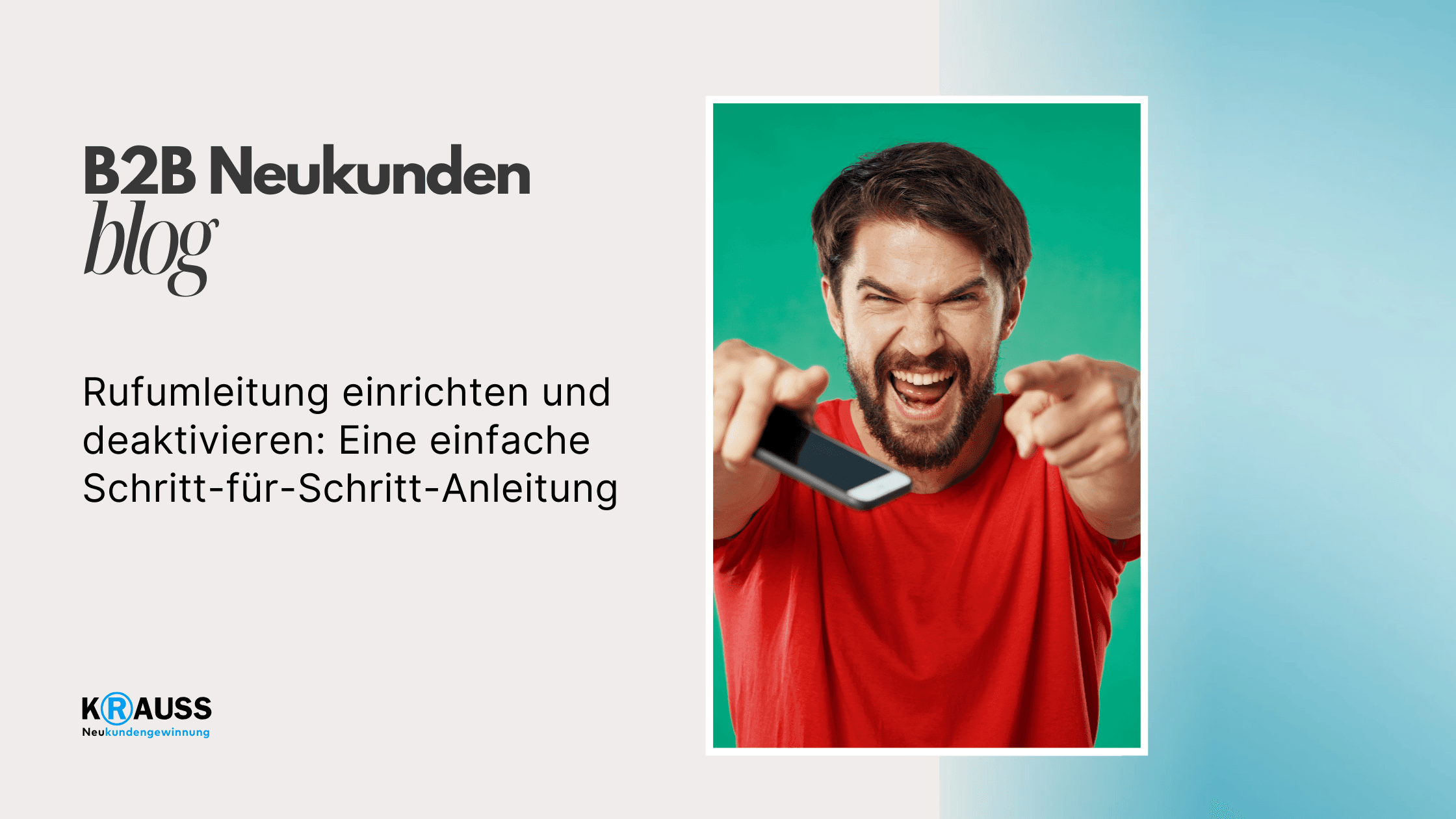 Rufumleitung einrichten und deaktivieren Eine einfache Schritt-für-Schritt-Anleitung