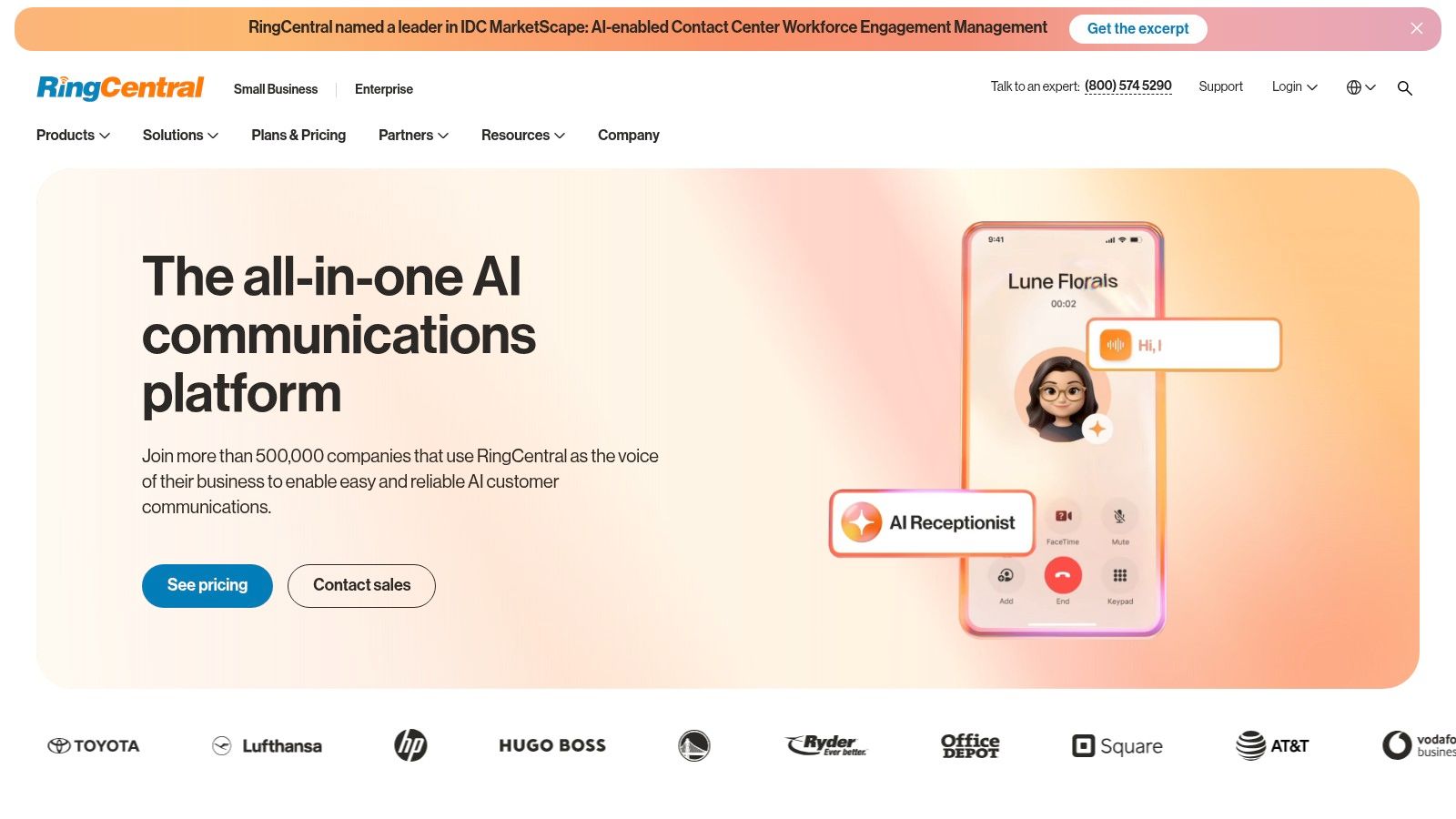 RingCentral (RingEX – Message, Video, Phone)