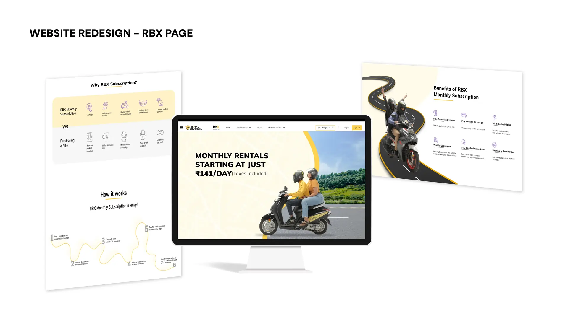 Website Redesign for Royal Brothers