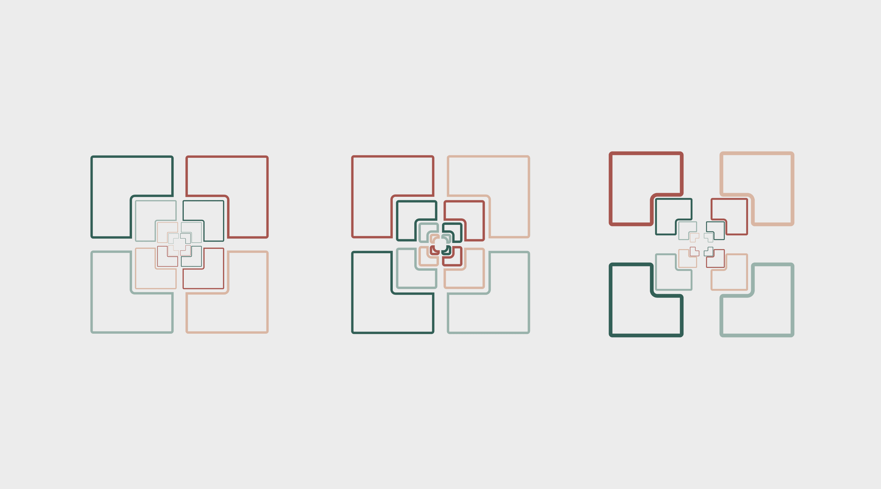 The home page header and footer