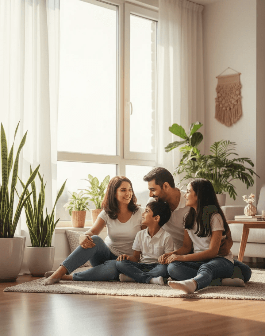 A smiling young man with crossed arms, wearing a plaid shirt and white t-shirt, poses against a dark background.