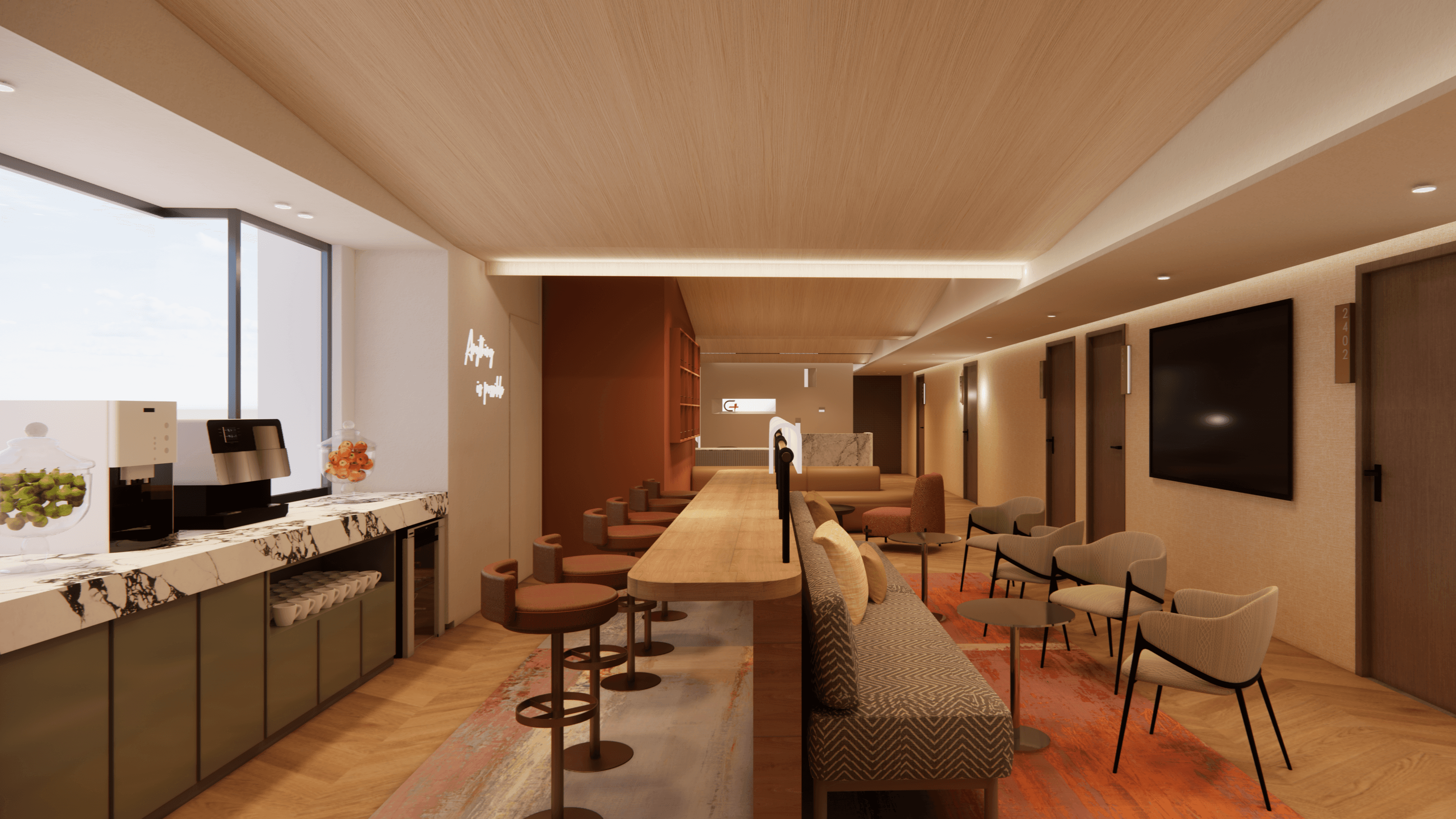 Image of a modern interior design space.