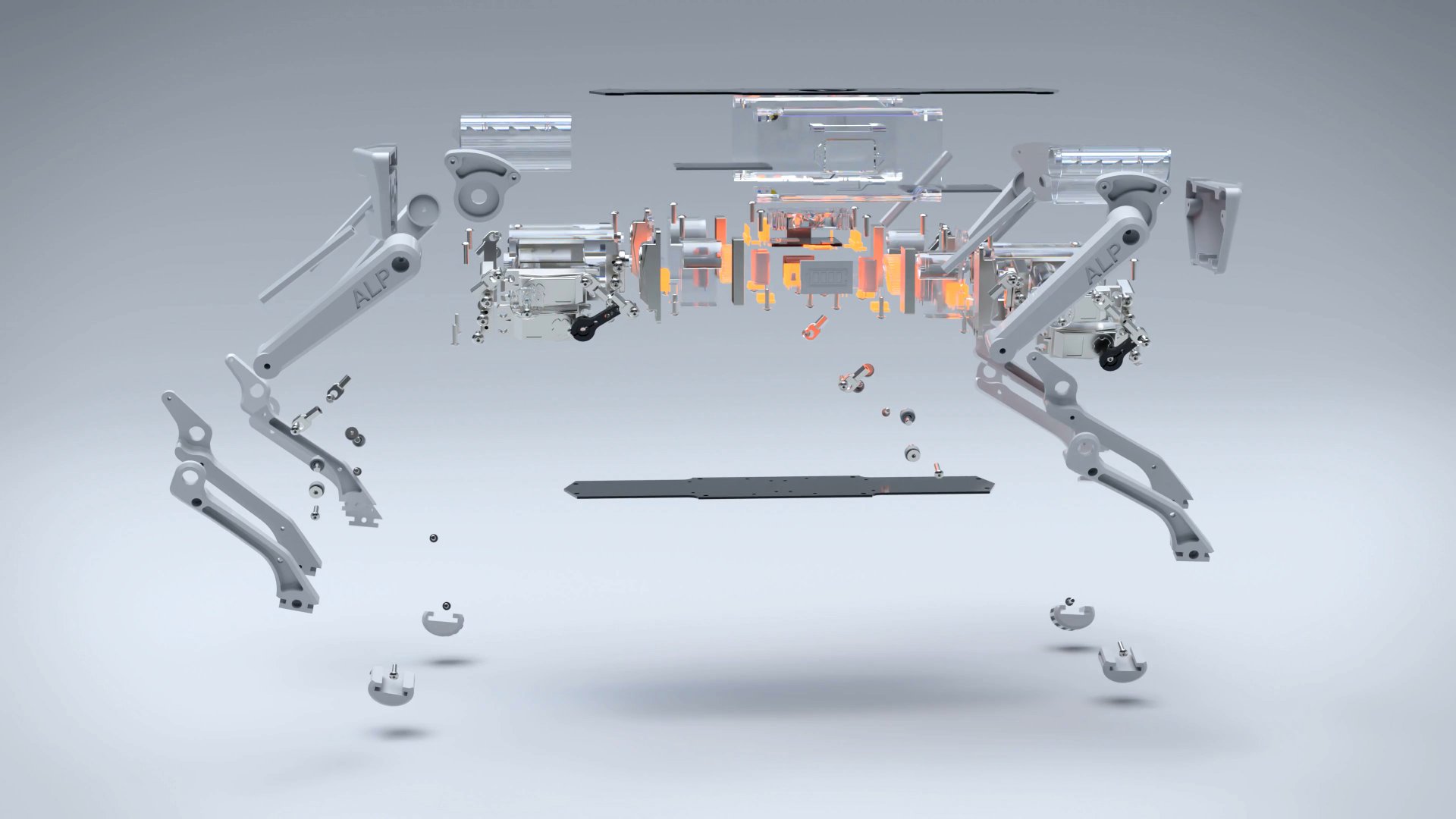 Top down shot of a colorful viscous fluid on a rock surface