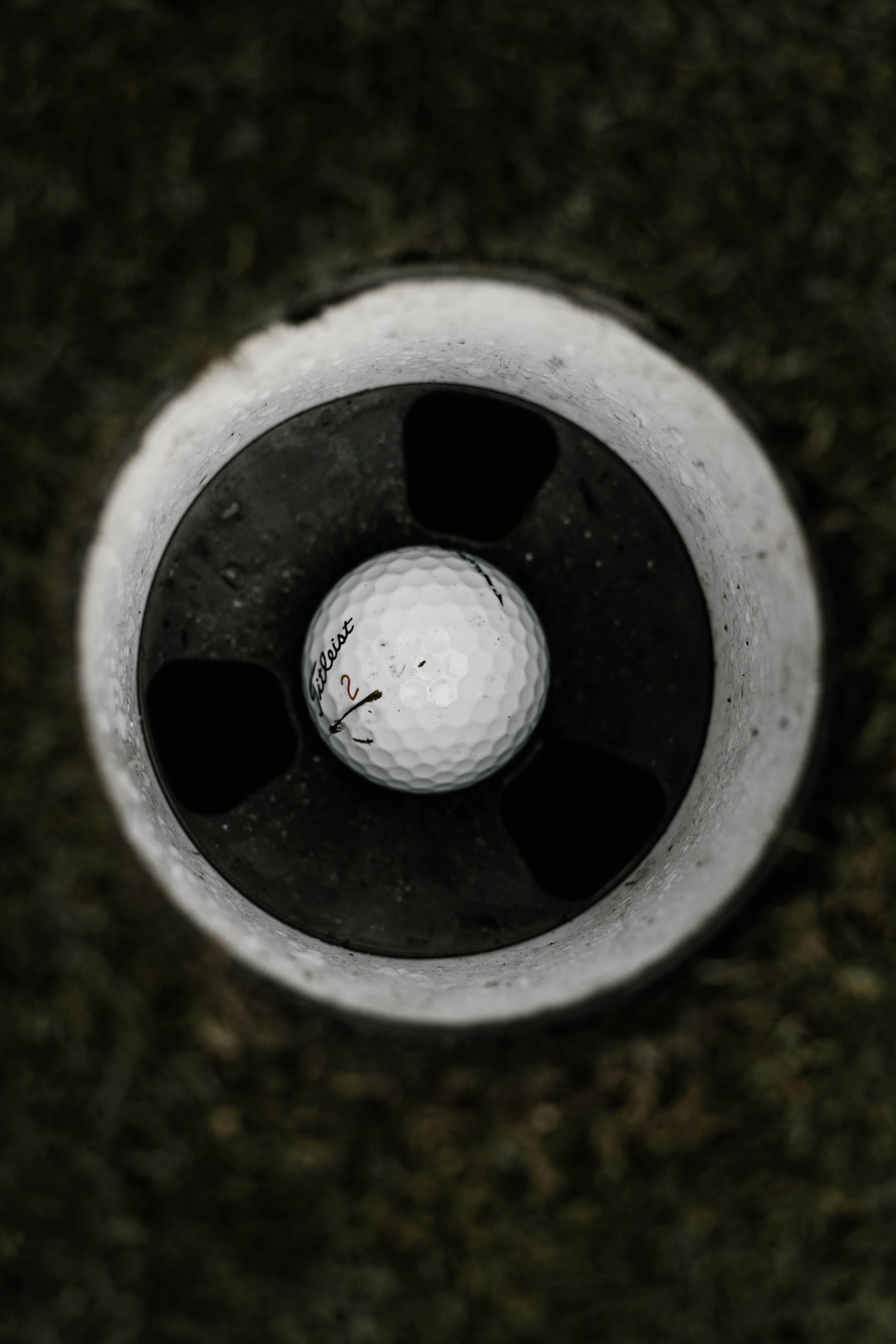 white golf ball