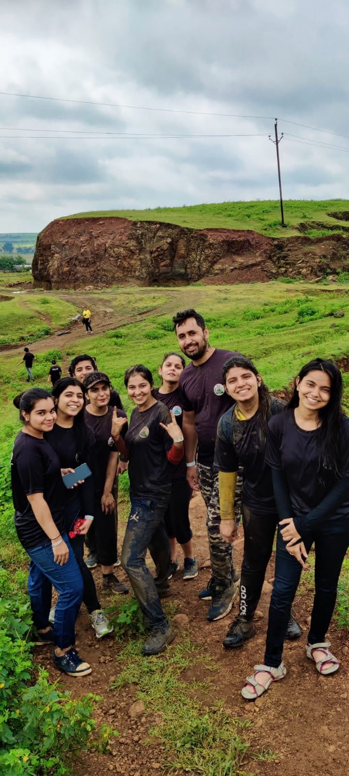 Image of Richa Chordia running a marathon in wild