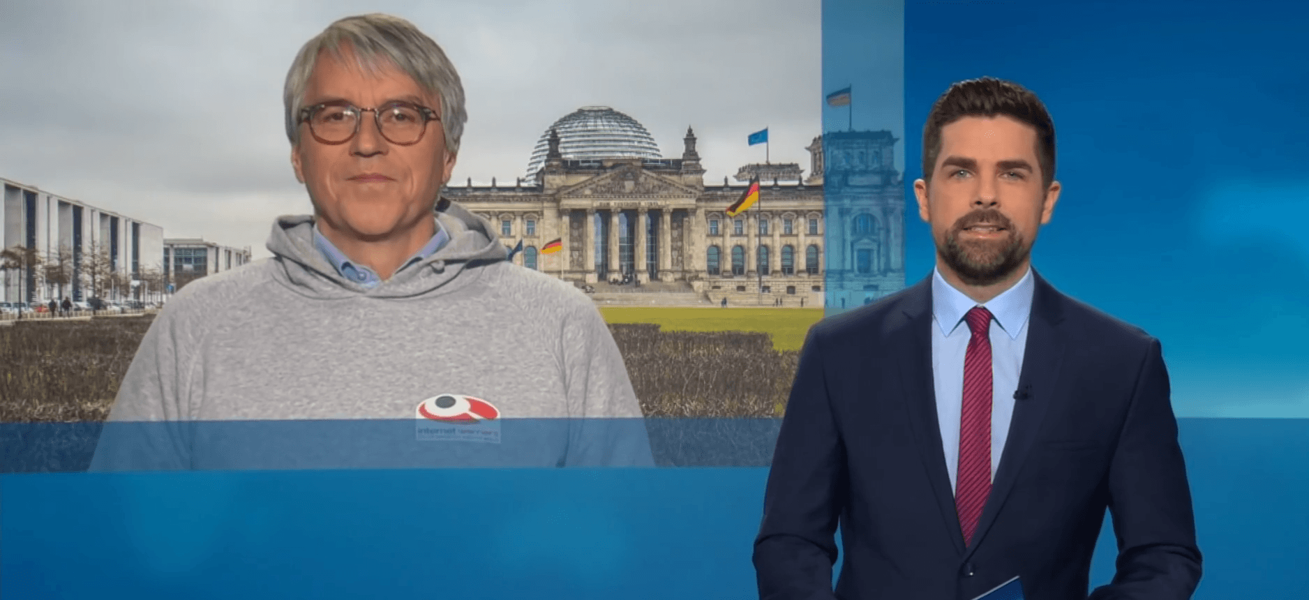 Axel Zawierucha im Interview in der Tagesschau.