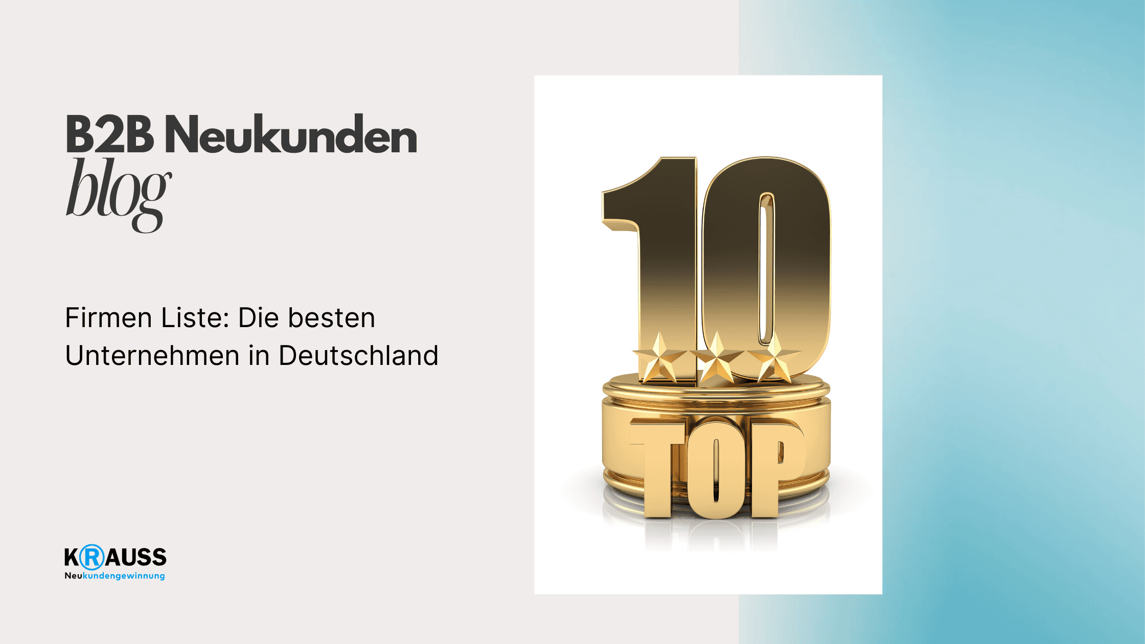 Firmen Liste: Die besten Unternehmen in Deutschland