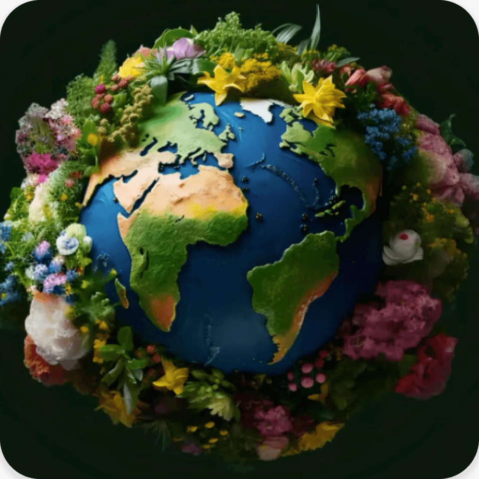 Snowy mountain path with matterhorn in the distance