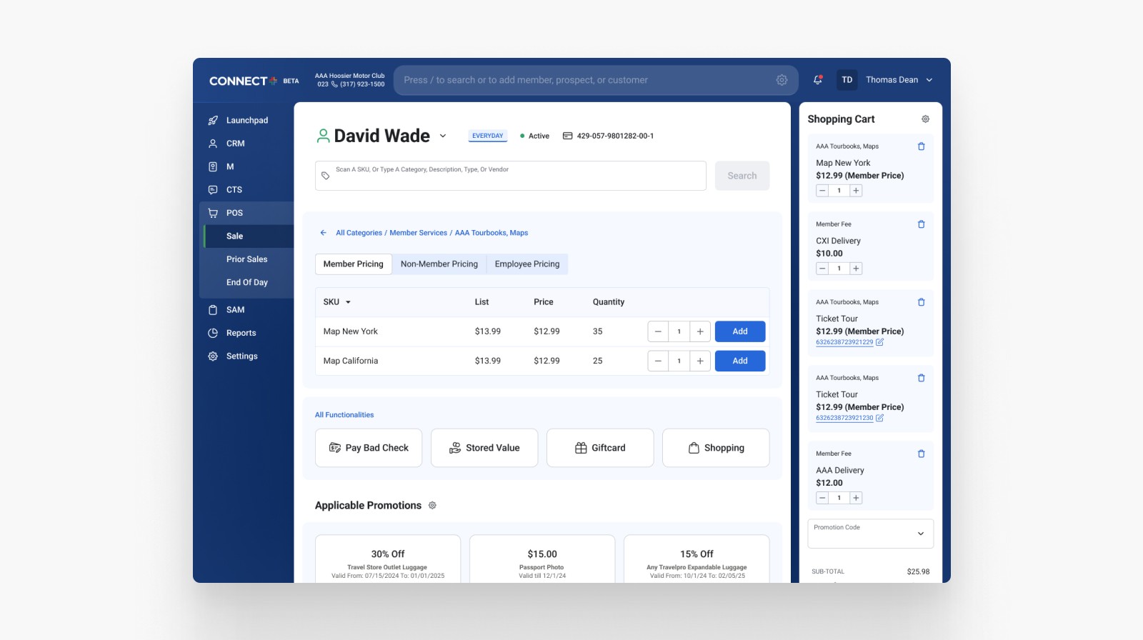 Phone showing Bloomy UI