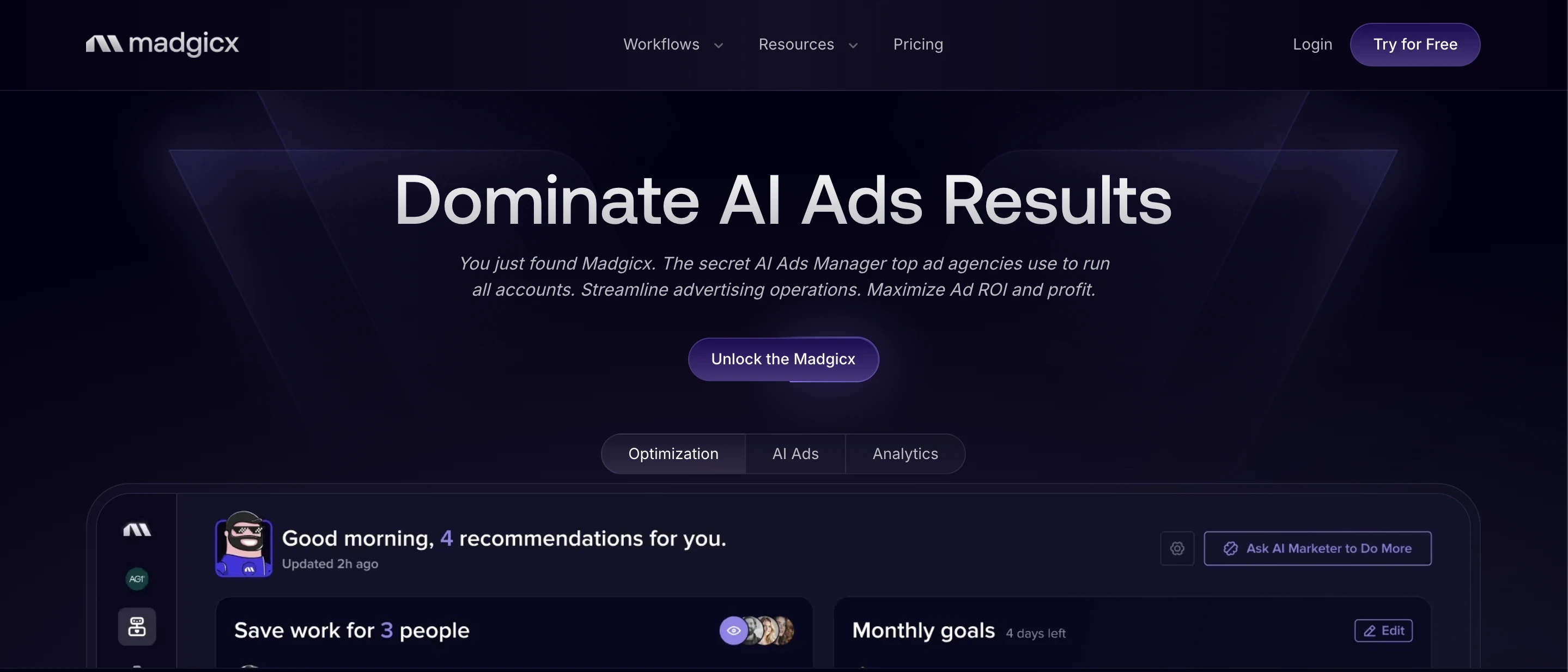 4. Madgicx - Best Budget-Friendly Meta Ads Analytics