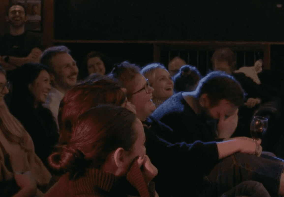 High-energy crowd at a music festival