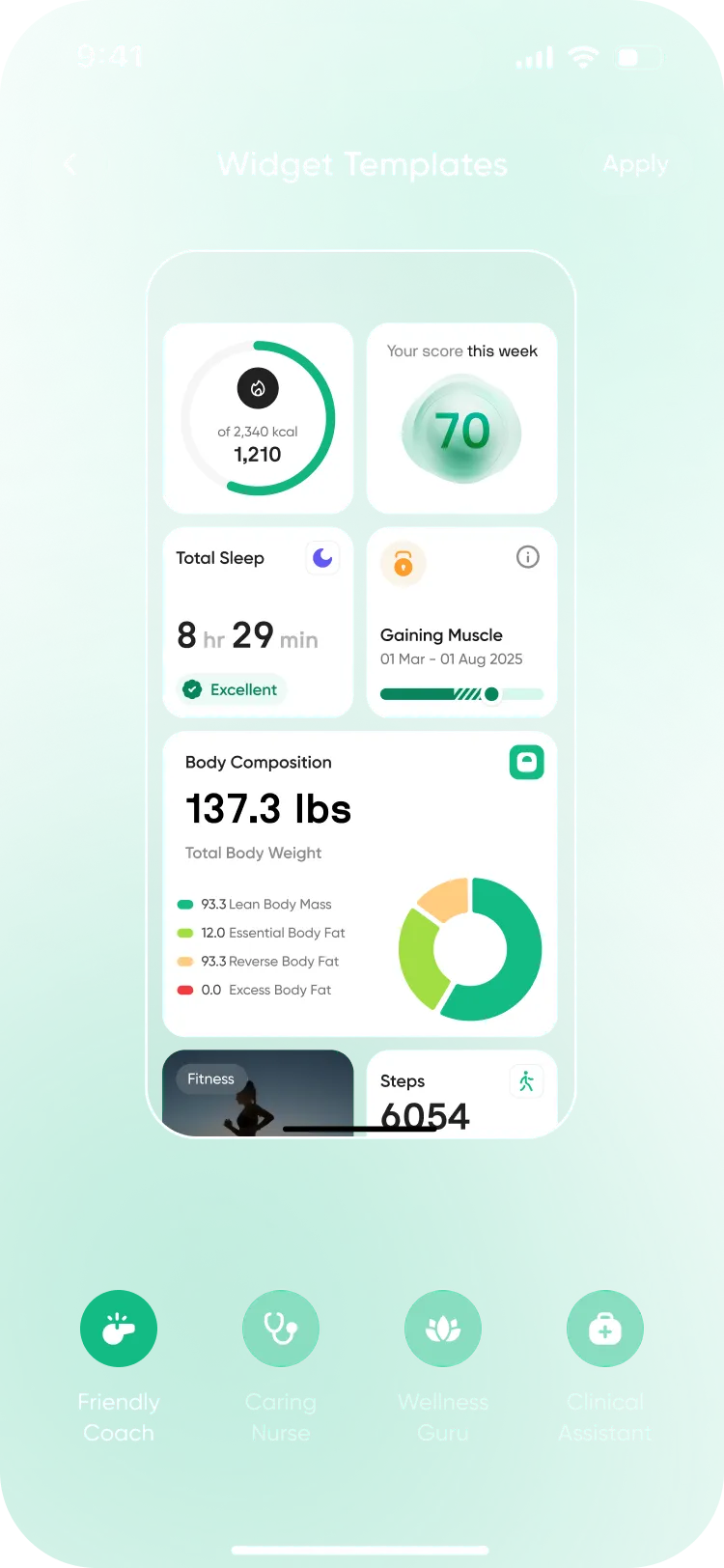Neura Health Widget Templates