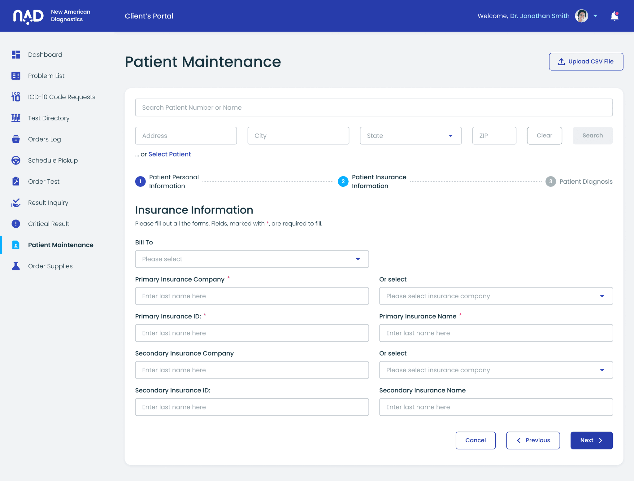 Patient maintenance