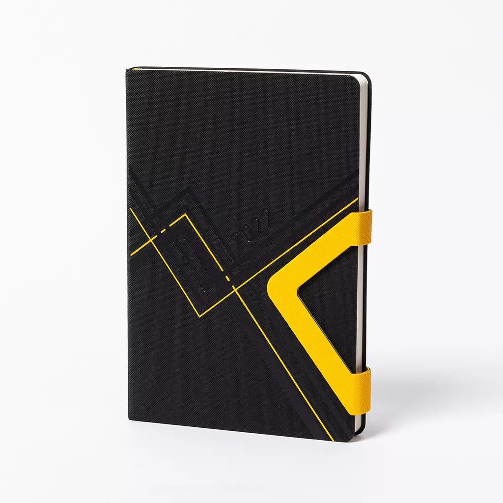 A5 hardcover journal with magnetic flap custom branded
