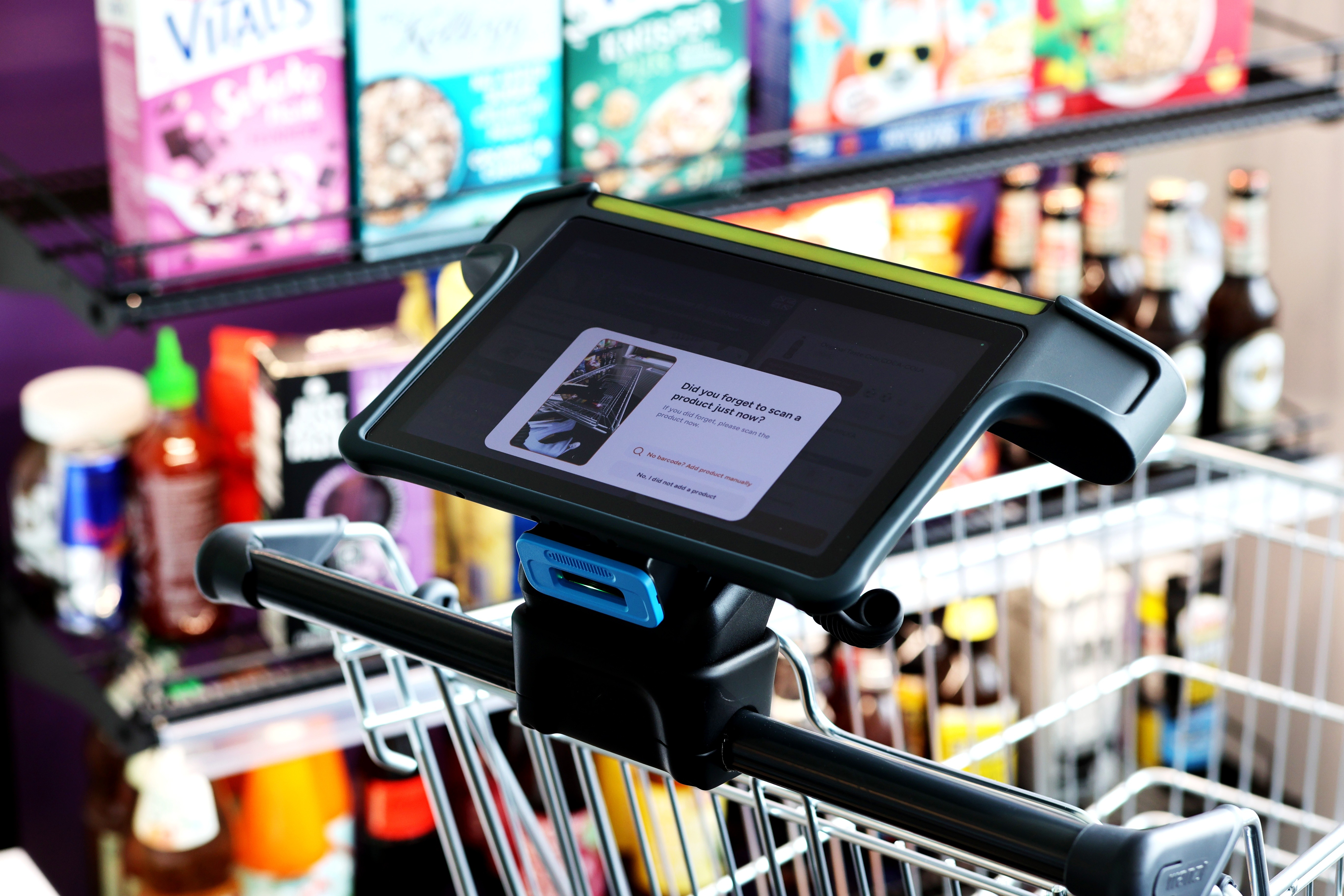 advanced multi-layer loss prevention. algorithm and ai camera vision for loss prevention on the smart cart