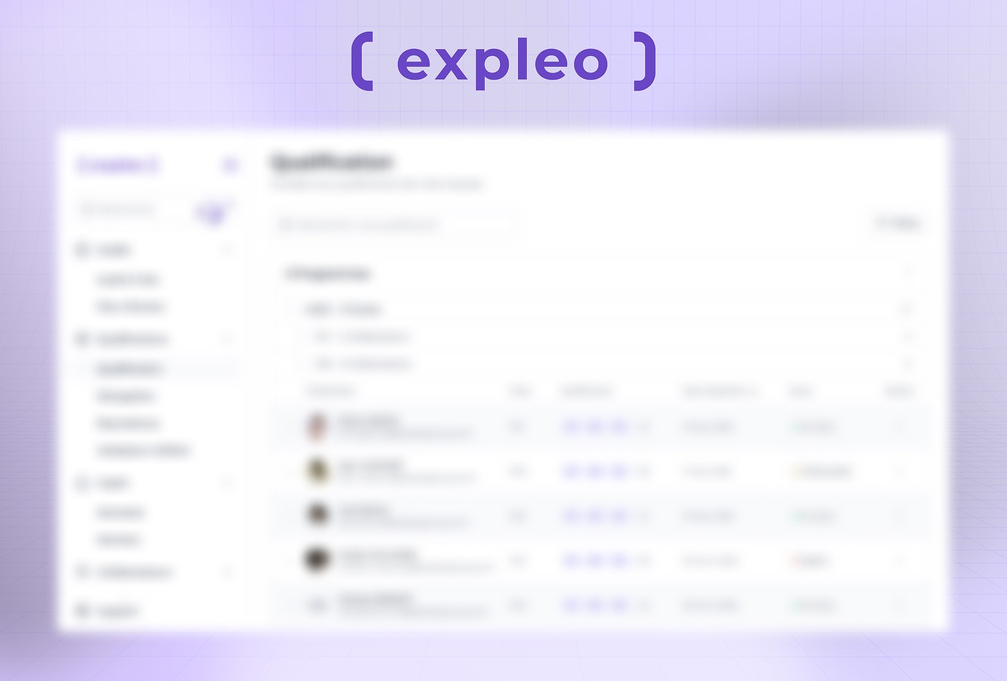 Expleo Desktop UI
