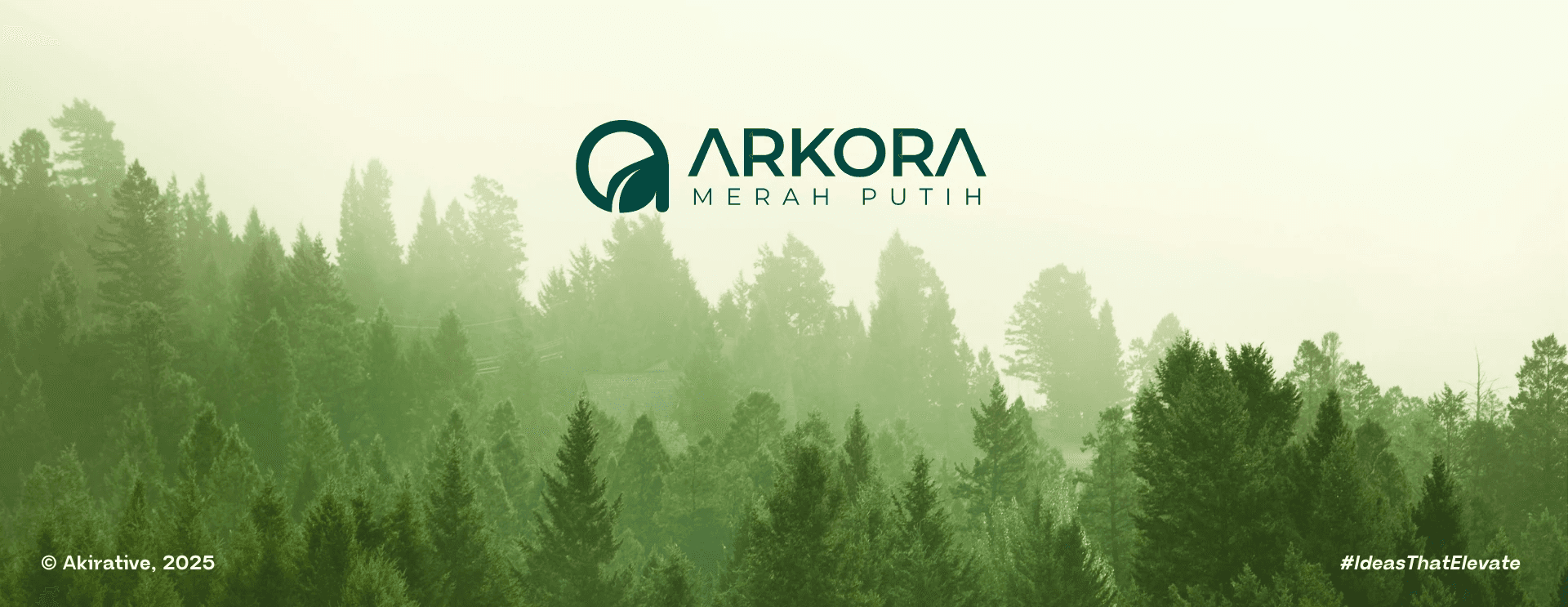 Visual Identity Arkora Merah Putih
