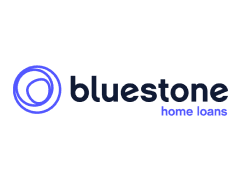 Logo of bluestone home loans.