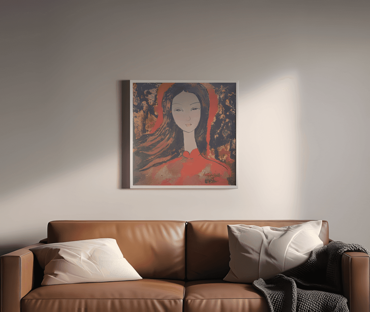 premium art poster and canvas prints, with originals available, from QART , of the artwork " Spring Hair "