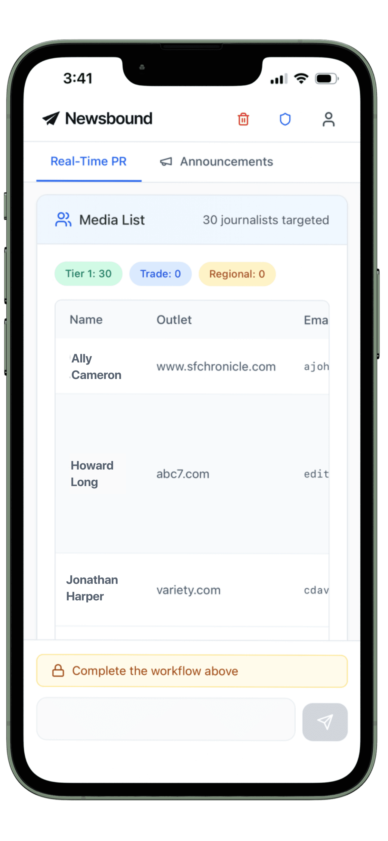An image of Freelio's project ui