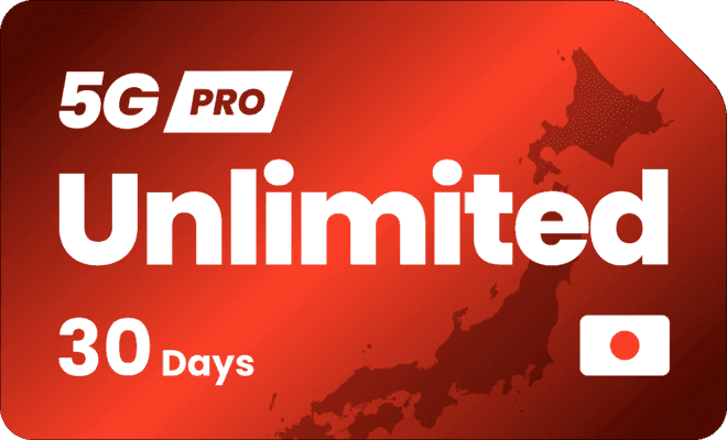 Unlimited Pro 5G Japan eSIM 30 Days