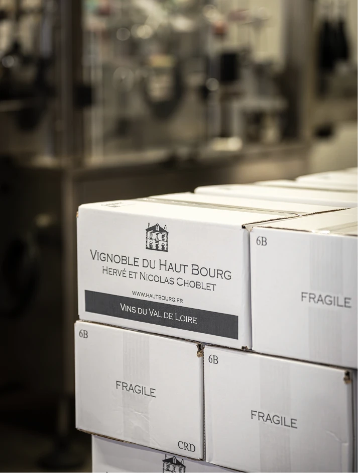 Cases of Vignoble du Haut Bourg wine