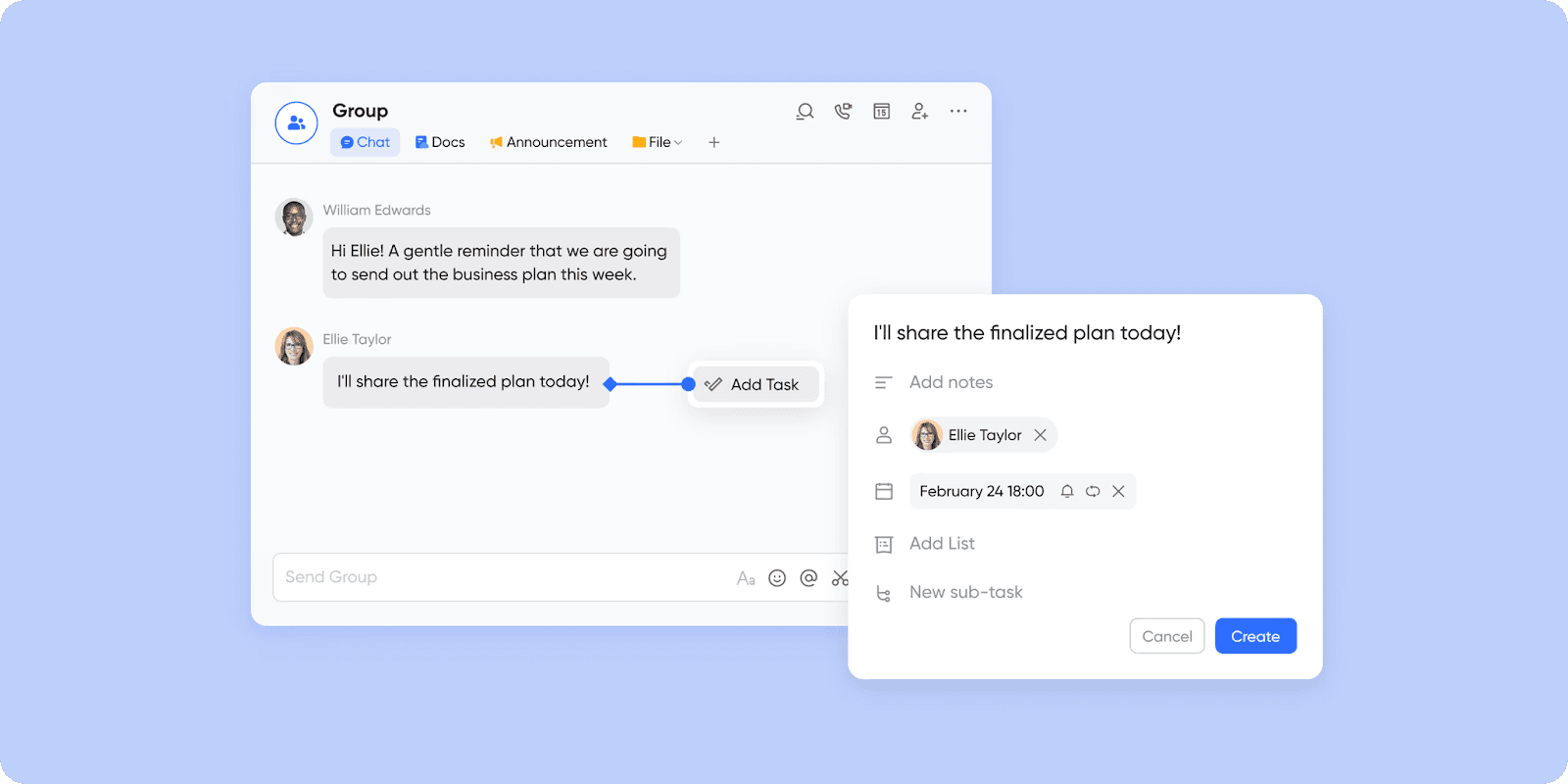 Seamless communication with Lark Messenger