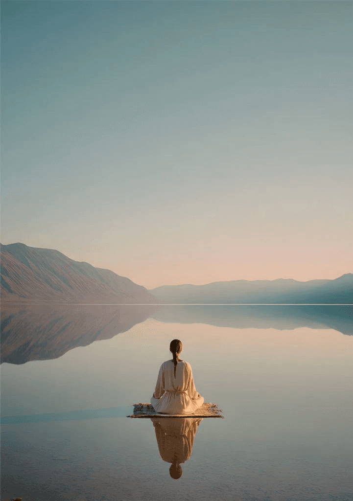 bird flying above water under white sky during daytime photo
