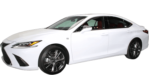 White 2023 Lexus ES F Sport stock photo