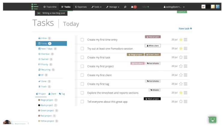 tasklog task management software