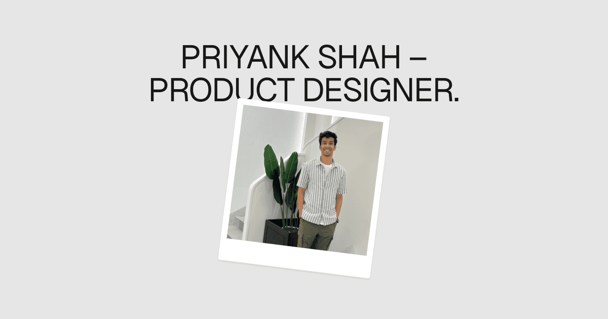 Priyank Shah's Portfolio