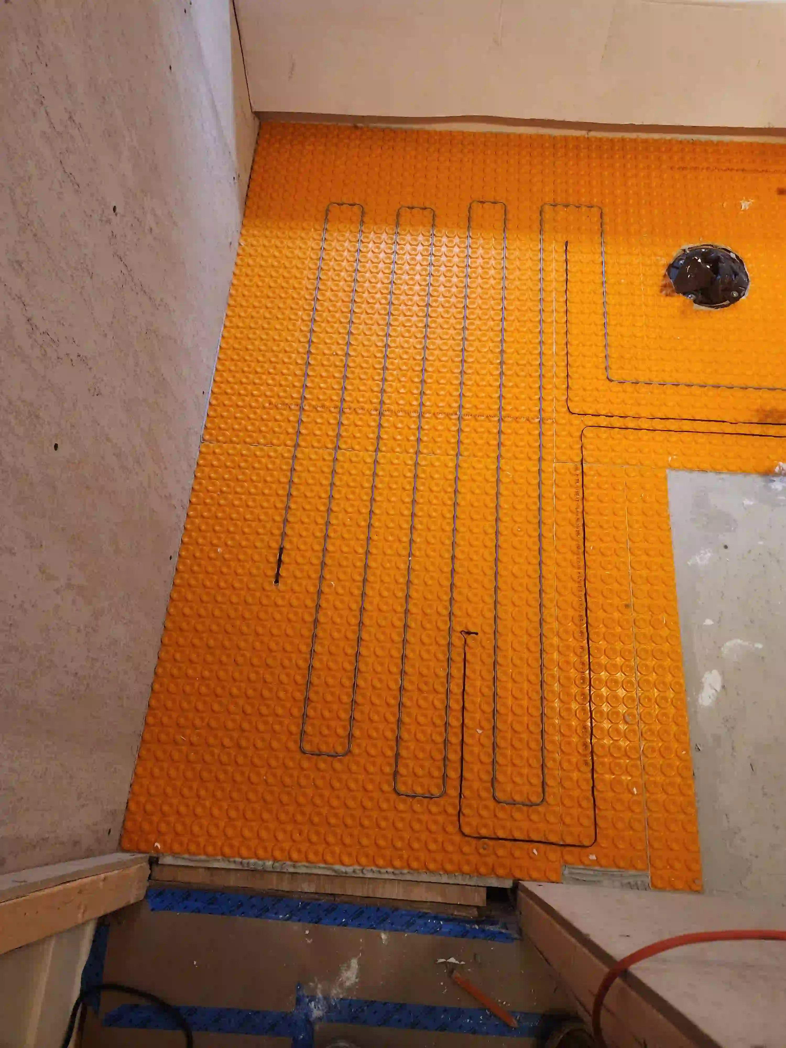 Custom Trex composite deck finished ceiling using Trex Rain Escape by Jewel Construction in Queens, NYC