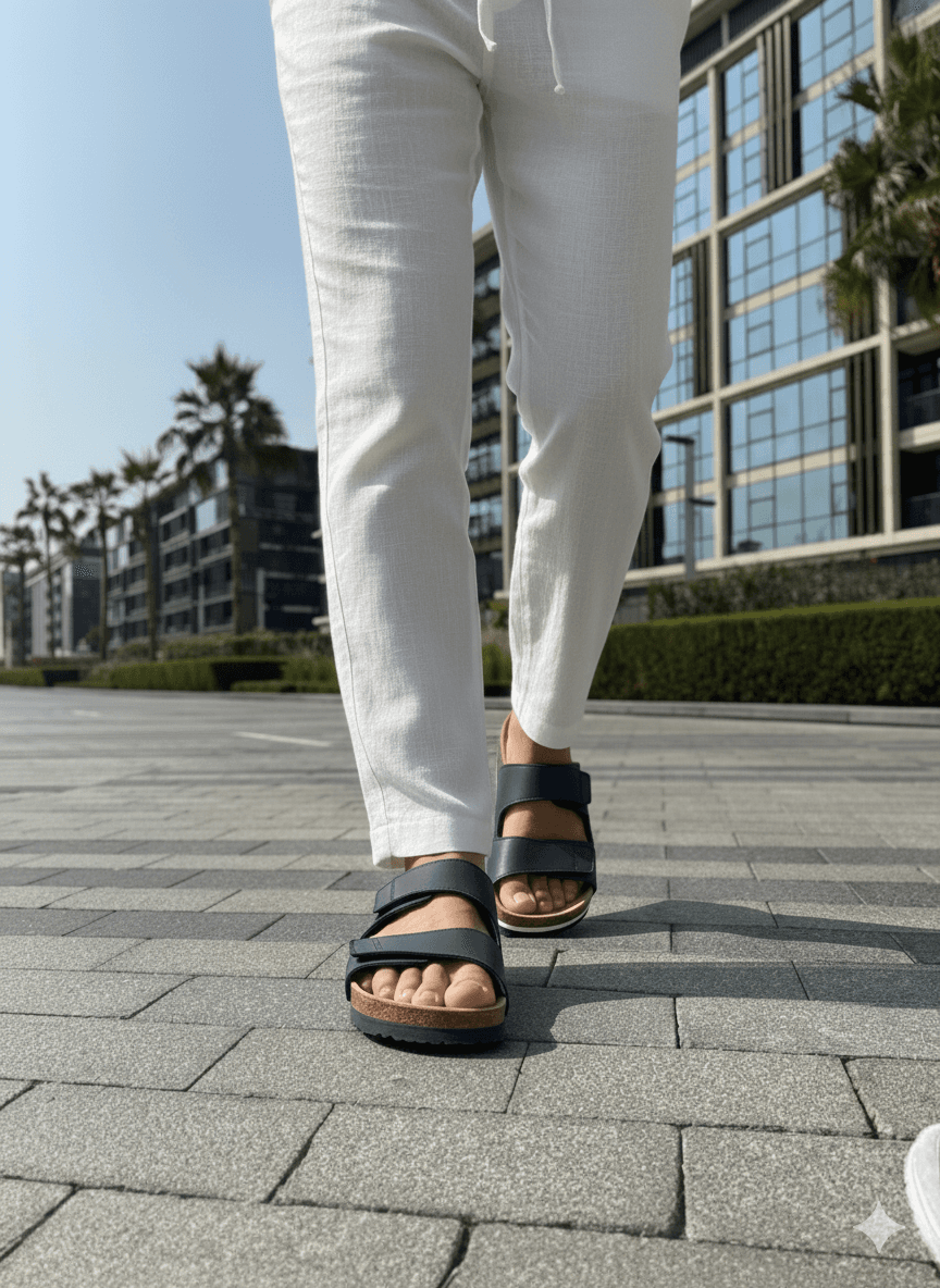 A smiling woman with her arms crossed, standing against a dark green background. She has long, dark hair.