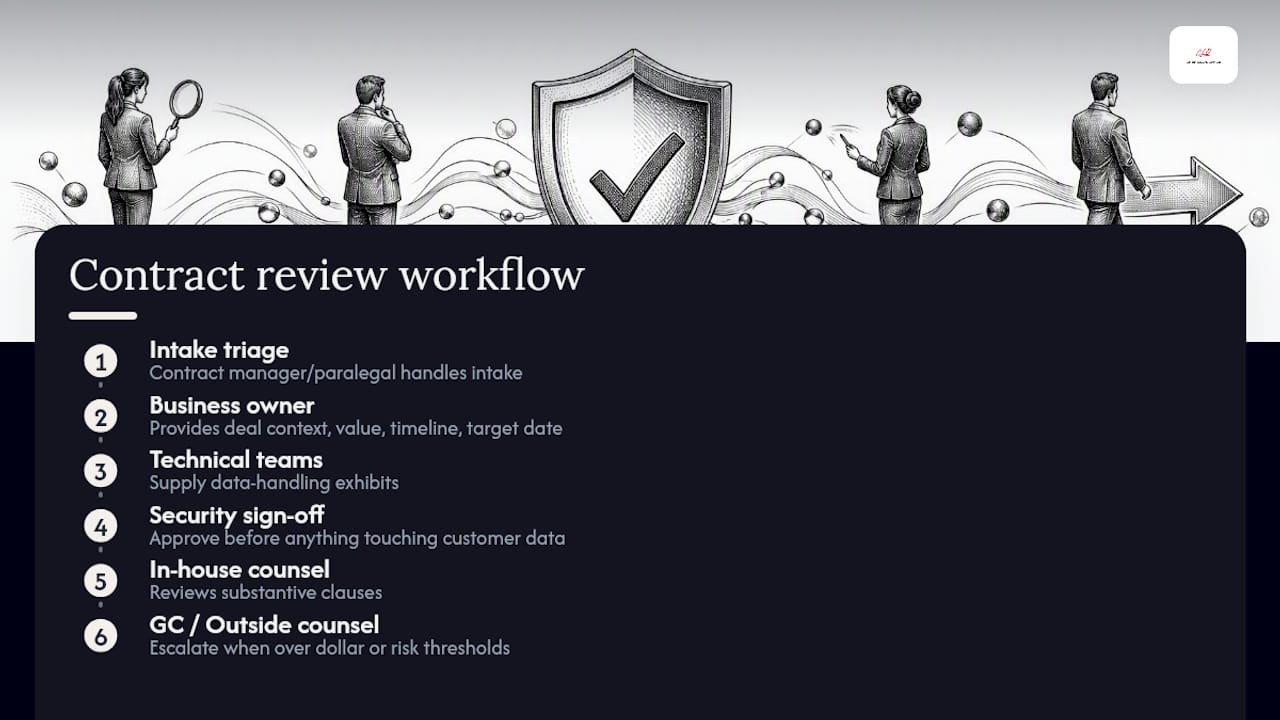 Contract review responsibility workflow