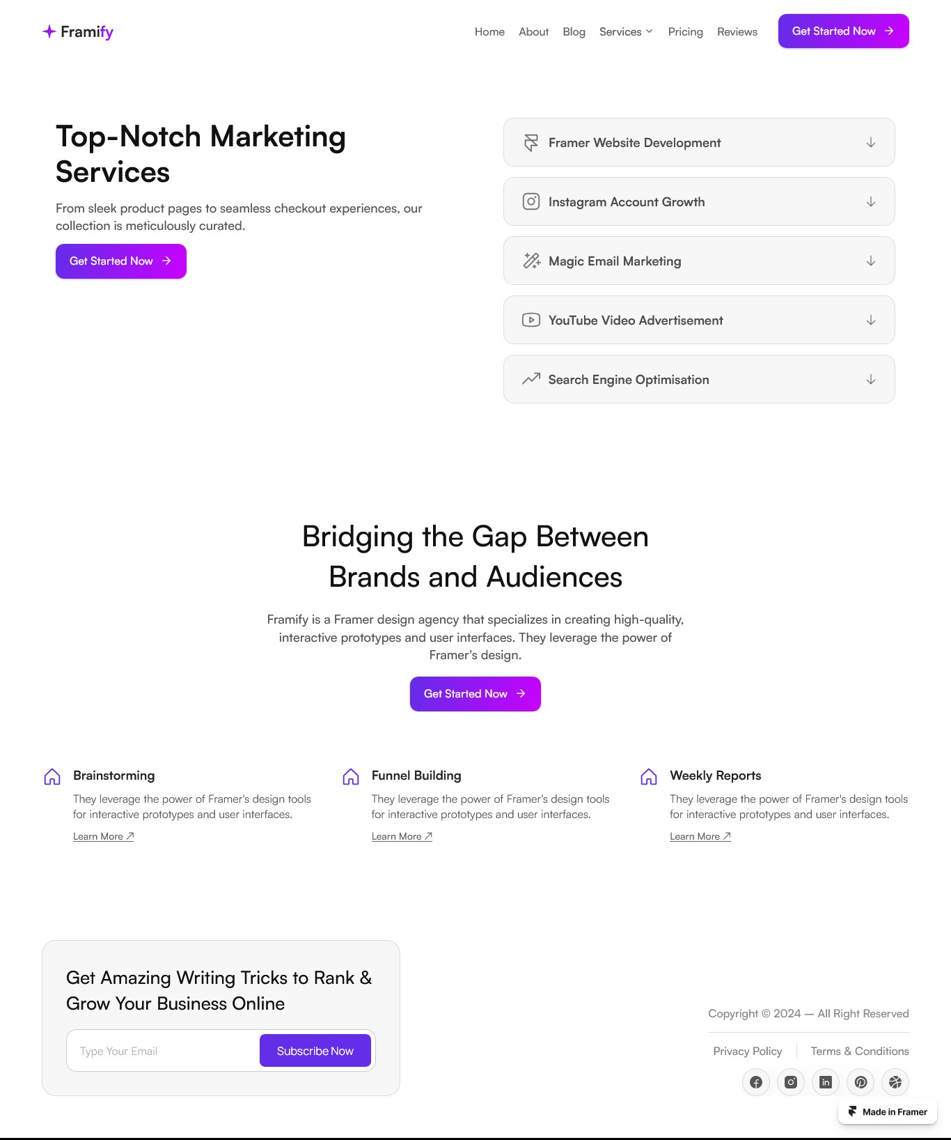 Framer Service Page v9