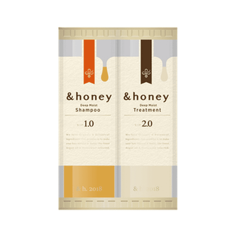 &HONEY DEEP MOIST REPAIR SHAMPOO & TREATMENT TRAVEL PACK