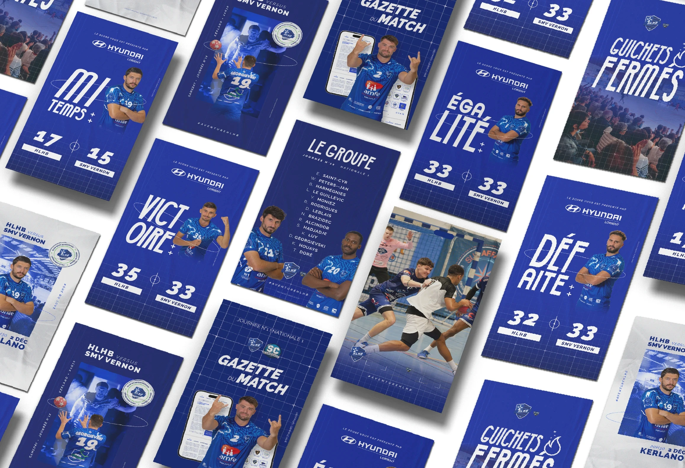 identité graphique du club HLHB