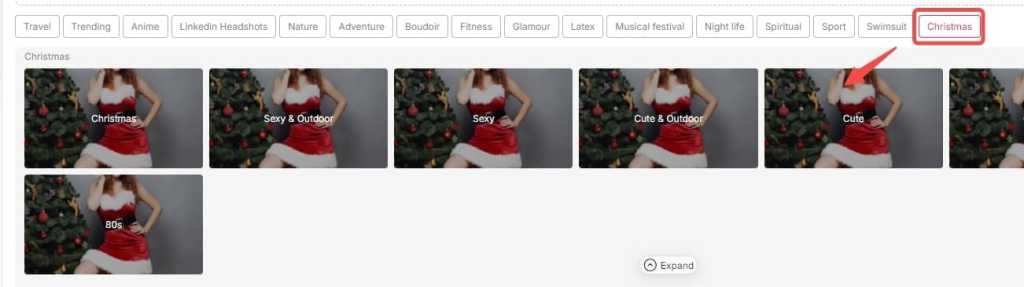 create ai christmas photo with APOB AI