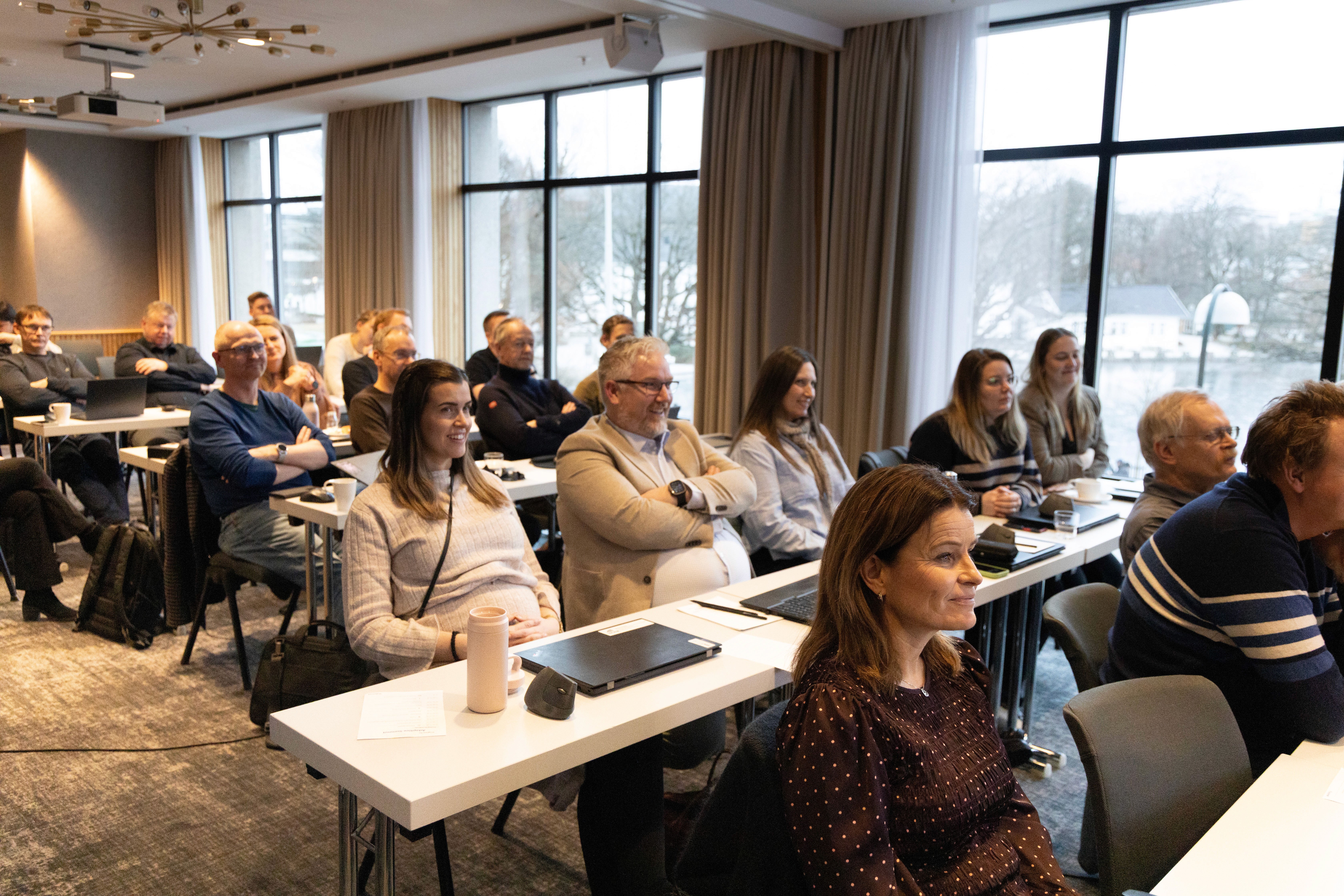 audience in a conference