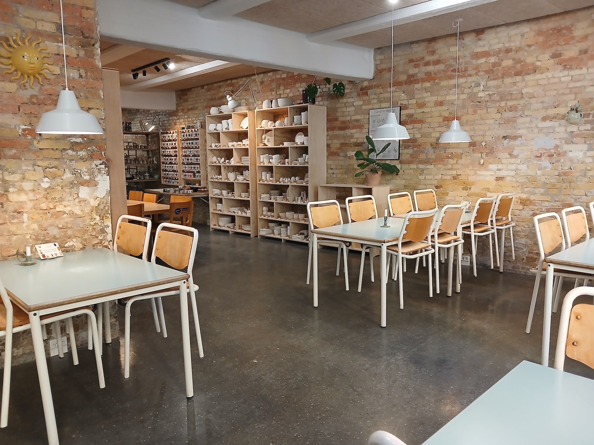 a panoramic of the creative area of our workshop