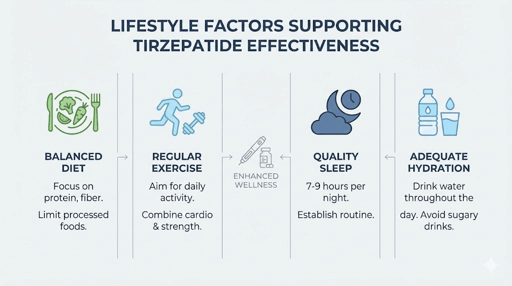 Lifestyle modifications to maximize tirzepatide drops effectiveness