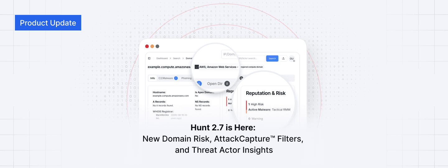 Hunt 2.7 Is Here: Faster Searches, Smarter Filters, Deeper Insight