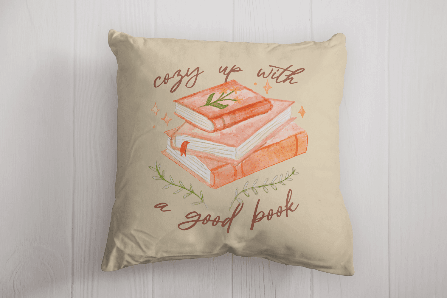 books throw pillow