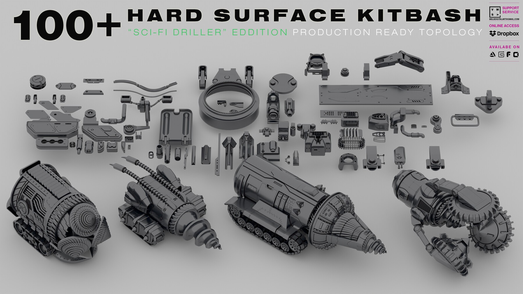 HARD SURFACE KITBASH