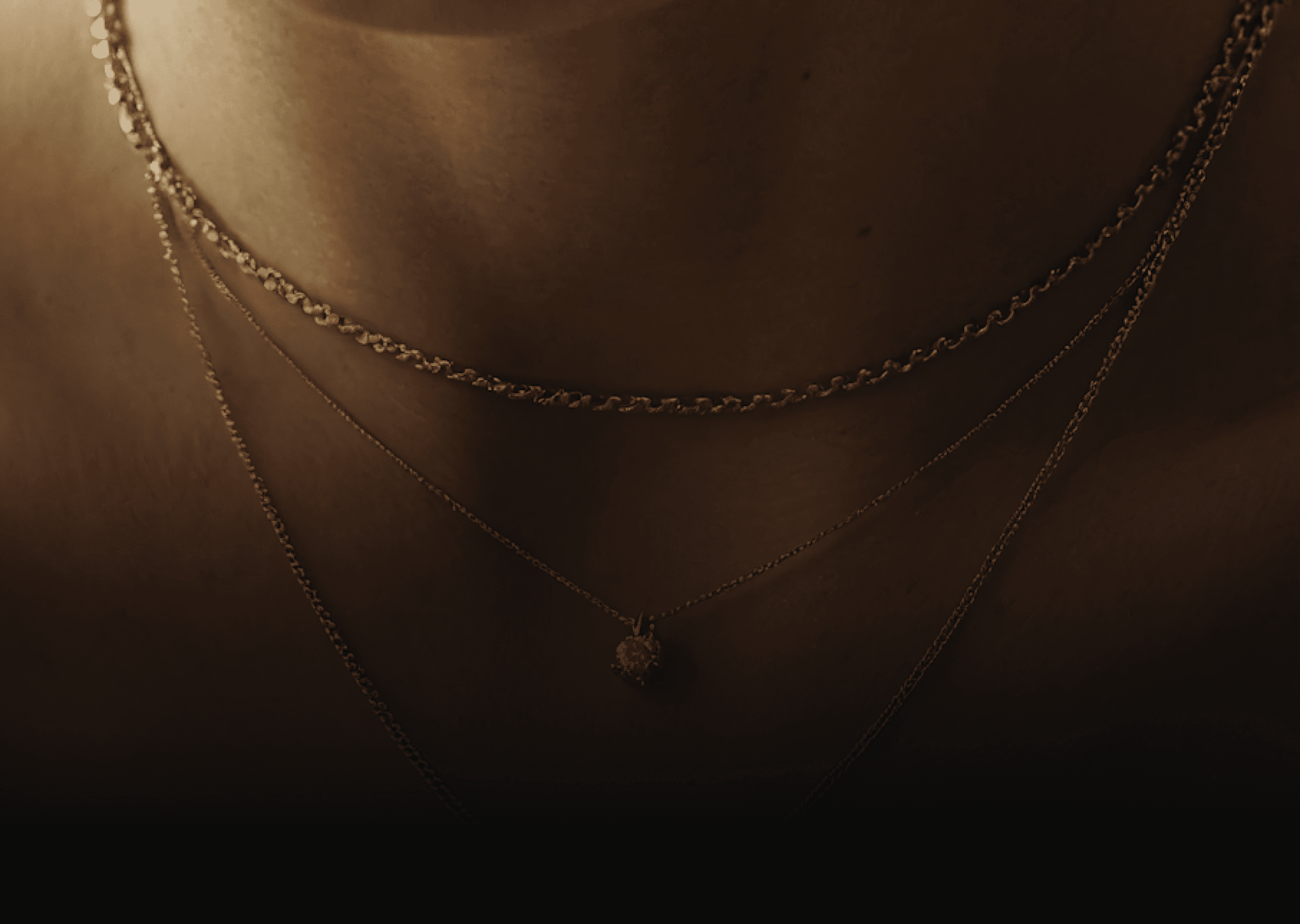 Editorial photograph of elegant jewelry