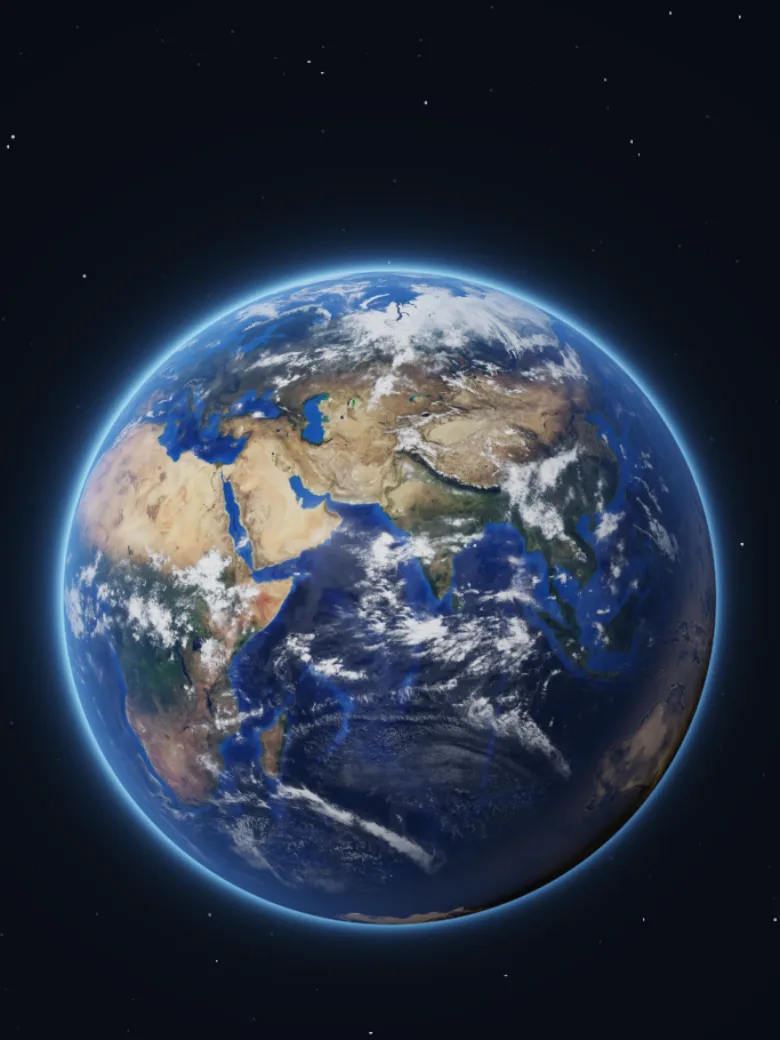 Earth seen from space