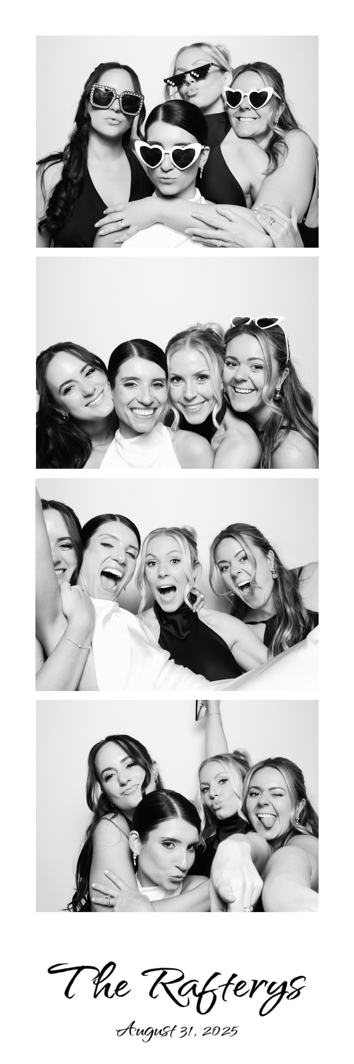 Full wedding photo strip