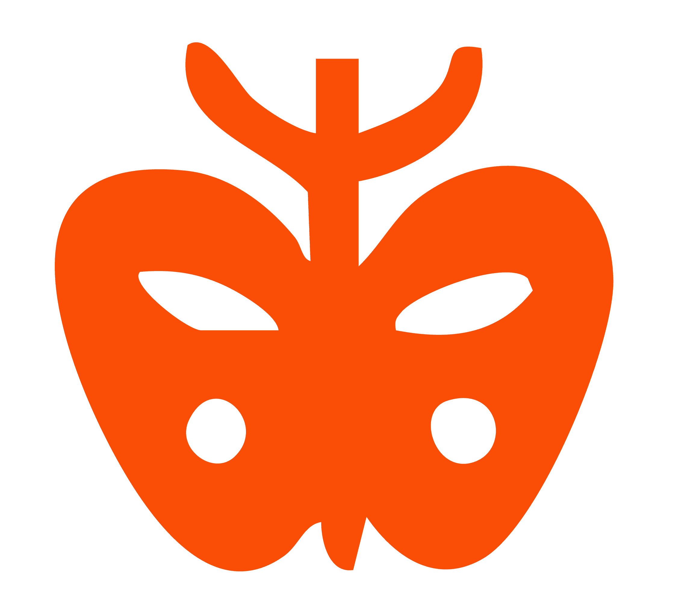 Stylized orange apple icon representing C2 creativity and culture